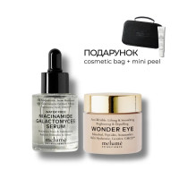 Набір для омолодження шкіри Melume SUPERSTARS SET Wonder Eye 25мл + Niacinamide Serum 30мл 2 шт 1 уп